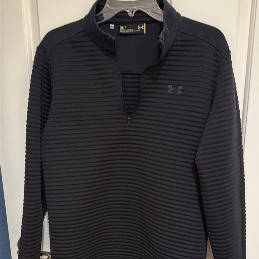 Under Armour Black Ribbed Pullover